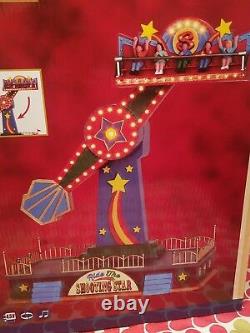 Lemax 54918 THE SHOOTING STAR Carnival Ride Amusement Park Christmas Village I