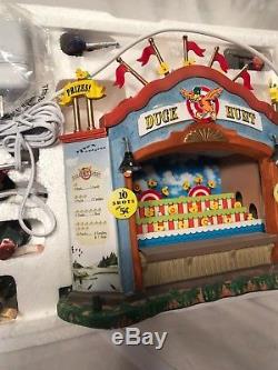 Lemax 64487 Duck Hunt Carnival Booth Amusement Park Game Christmas Village