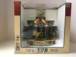 Lemax Belmont Carousel 2004 Village Collection Animated Lighted Orig Box Rotates