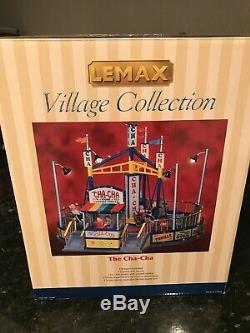 Lemax CARNIVAL Village Ride THE CHA CHA Lights, Sounds & Animation ORIG BOX RARE