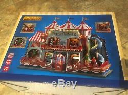 Lemax CIRCUS FUNHOUSE With CLOWN & RINGMASTER Holiday Village-Carnival -Train
