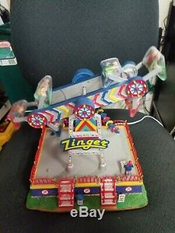Lemax Carole Town Carnival Ride THE ZINGER Carnival Collection In Box