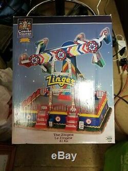 Lemax Carole Town Carnival Ride THE ZINGER Carnival Collection In Box