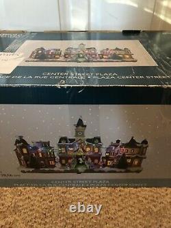 Lemax Carole Towne Collection Center Street Plaza LED Christmas Village Box 2016