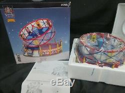 Lemax Carole Towne Round Up Carnival Ride Animated Lighted Musical MIB HW81