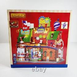 Lemax Carole Towne Tip Top Toy Factory Lighted Animated Christmas Village 25442