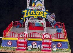 Lemax Carole Towne ZINGER Animated Amusement Carnival Ride 84809 SEE VIDEO