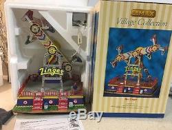 Lemax Carole Towne ZINGER Animated Amusement Carnival Ride Very Rare NEW