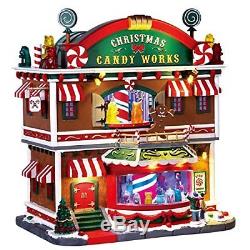 Lemax Christmas Candy Works Village Building Multicolored Resin 1 pk