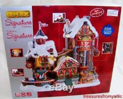 Lemax Christmas ELF MADE TOY FACTORY #75190 NRFB Sights & Sounds Village 2017