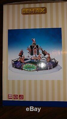 Lemax Christmas Holiday Musical The Fantastical Flying Reindeer 2016 #64058 NRFB