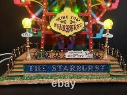 Lemax Christmas Holiday Village Town The Starburst 64489 Ferris Wheel Carnival