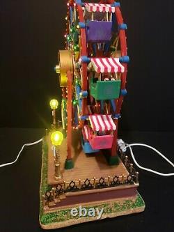 Lemax Christmas Holiday Village Town The Starburst 64489 Ferris Wheel Carnival