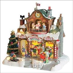Lemax Christmas SANTA'S WORKSHOP #35558 NRFB Sights & Sounds Wonderland Village