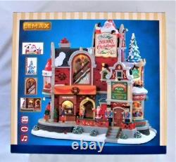 Lemax Christmas Village 2020 TINSELTOWN PLAZA 05700 NRFB Sights Sounds G1N
