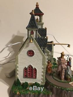 Lemax Christmas Village Church of the Nativity Animated Missing Crosses Musical