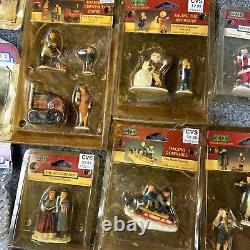 Lemax Christmas Village Collection Figurines Accessories Lot of 29 In Package