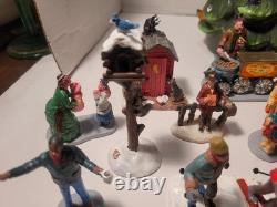 Lemax Christmas Village Figurines Assorted Lot Of 22 nice collection