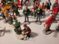 Lemax Christmas Village Figurines Assorted Lot Of 22 nice collection