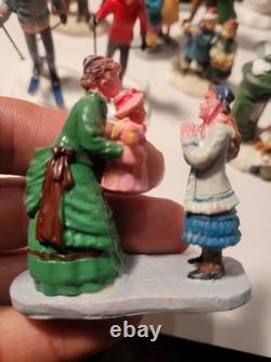 Lemax Christmas Village Figurines Assorted Lot Of 22 nice collection