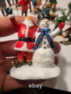 Lemax Christmas Village Figurines Assorted Lot Of 22 nice collection