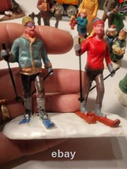 Lemax Christmas Village Figurines Assorted Lot Of 22 nice collection