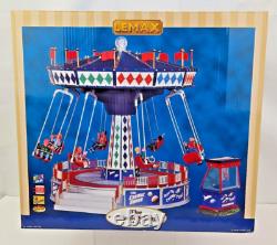 Lemax Collection Carnival- The Cosmic Swing #94956 Nib Lights/motion/sounds