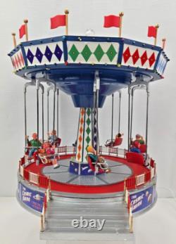 Lemax Collection Carnival- The Cosmic Swing #94956 Nib Lights/motion/sounds