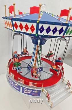 Lemax Collection Carnival- The Cosmic Swing #94956 Nib Lights/motion/sounds