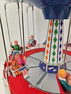 Lemax Collection Carnival- The Cosmic Swing #94956 Nib Lights/motion/sounds