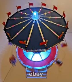 Lemax Collection Carnival- The Cosmic Swing #94956 Nib Lights/motion/sounds