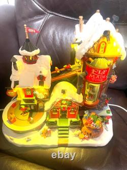 Lemax Elf Made Toy Factory 75190 With Box It Works