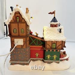 Lemax Elf Made Toy Factory Sights and Sounds Workshop 75190 In Box