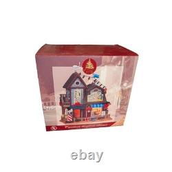 Lemax Enchanted Forest Merlin's Tattoo Parlor Lighted House Menards Exclusive