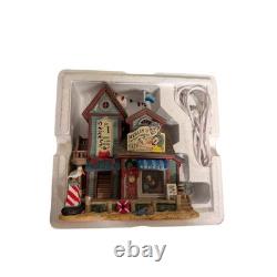 Lemax Enchanted Forest Merlin's Tattoo Parlor Lighted House Menards Exclusive