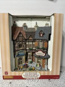 Lemax Essex Street Facade Essex Corner Market #95893 Tested Working Box