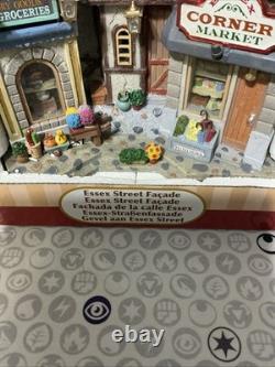 Lemax Essex Street Facade Essex Corner Market #95893 Tested Working Box