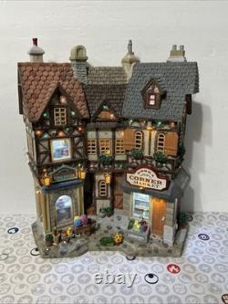 Lemax Essex Street Facade Essex Corner Market #95893 Tested Working Box