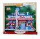 Lemax Harvest Crossing Lighted Building Phil's Diner 85688 No Cord Blue Red