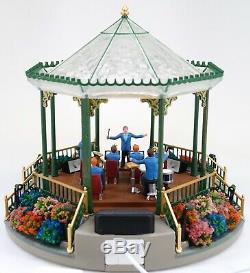 Lemax Holiday Garden Green Bandstand Christmas Village Miniature Figurine #94551