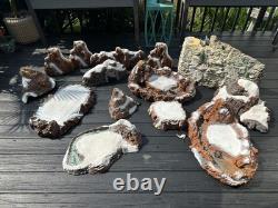 Lemax Massive Lot Christmas Village Landscape Mountain Platforms 1998 Display 14