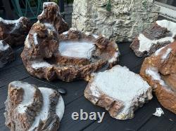 Lemax Massive Lot Christmas Village Landscape Mountain Platforms 1998 Display 14