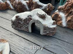 Lemax Massive Lot Christmas Village Landscape Mountain Platforms 1998 Display 14