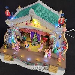 Lemax Nutcracker Suite Music Lighted Animated Christmas Village House 05071 2010