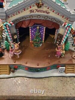 Lemax Nutcracker Suite Music Lighted Animated Christmas Village READ DESCRIPTION