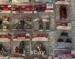 Lemax Poly-Resin Figurine Christmas Village Figure Accessory Set LOT