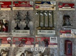 Lemax Poly-Resin Figurine Christmas Village Figure Accessory Set LOT