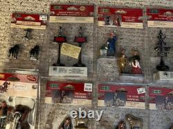 Lemax Poly-Resin Figurine Christmas Village Figure Accessory Set LOT