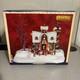 Lemax REINDEER CORRAL with Santa & Mrs Clause Collection Christmas Village