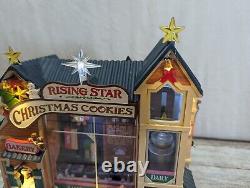 Lemax Rising Star Christmas Cookies Animated Sounds Village 35557